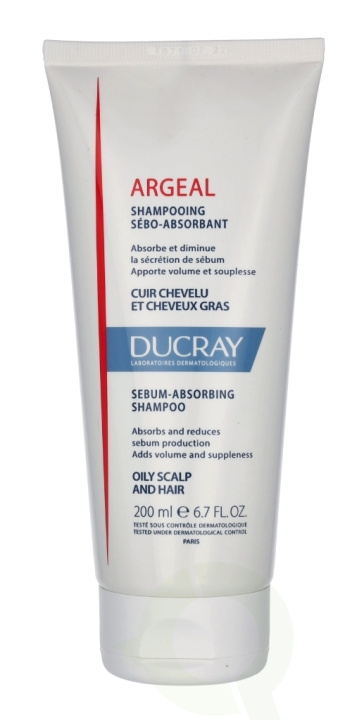 Ducray Argeal Serum-Absorbing Shampoo 200 ml i gruppen SKÖNHET & HÄLSA / Hår & Styling / Hårvårdsprodukter / Schampo hos TP E-commerce Nordic AB (C58241)