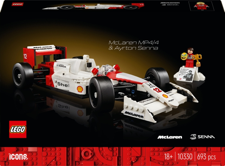 LEGO Icons 10330 - McLaren MP4/4 & Ayrton Senna i gruppen LEKSAKER, BARN- & BABYPRODUKTER / Leksaker / Byggleksaker / Lego hos TP E-commerce Nordic AB (C58548)