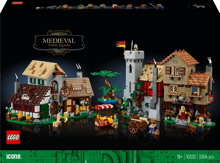 LEGO Icons 10332 - Medeltida stadstorg i gruppen LEKSAKER, BARN- & BABYPRODUKTER / Leksaker / Byggleksaker / Lego hos TP E-commerce Nordic AB (C58552)