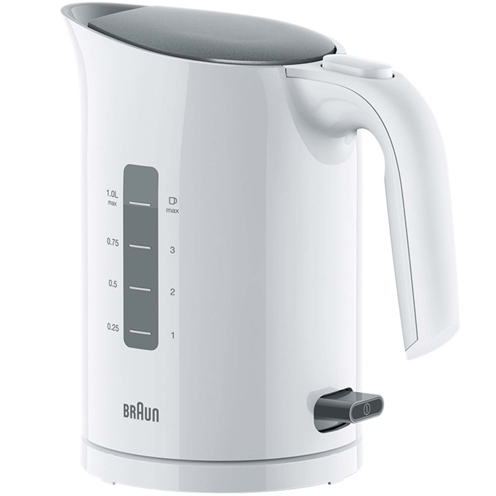 Braun Vattenkokare WK3000WH PurEase 1liter i gruppen HEM, HUSHÅLL & TRÄDGÅRD / Hushållsmaskiner / Vatten & Juice / Vattenkokare hos TP E-commerce Nordic AB (C58956)