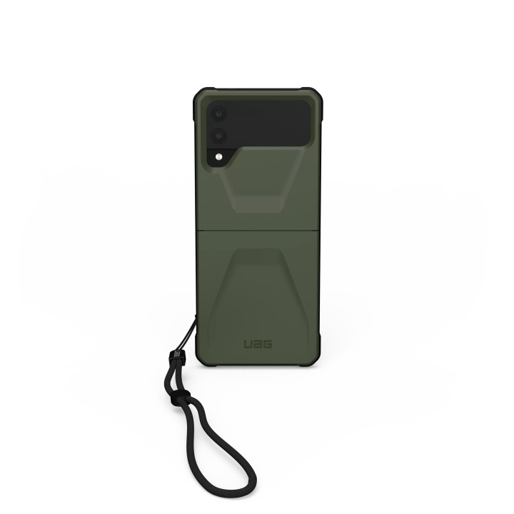 Urban Armor Gear Samsung Galaxy Z Flip 4 Civilian, Olive Drab i gruppen SMARTPHONE & SURFPLATTOR / Mobilskydd / Samsung hos TP E-commerce Nordic AB (C59339)