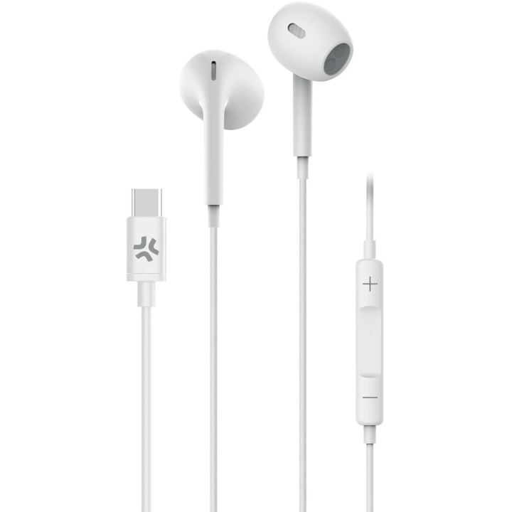 Celly UP1300 Stereoheadset Drop USB-C Vit i gruppen HEMELEKTRONIK / Ljud & Bild / Hörlurar & Tillbehör / Hörlurar hos TP E-commerce Nordic AB (C61391)