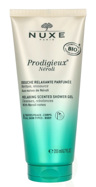 Nuxe Prodigieux Neroli Relaxing Scented Shower Gel 200 ml i gruppen SKÖNHET & HÄLSA / Hudvård / Kroppsvård / Bad & Duschcreme hos TP E-commerce Nordic AB (C61489)