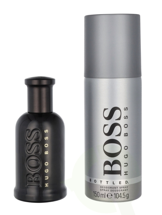 Hugo Boss Bottled Giftset 200 ml Parfum Spray 50ml/Deodorant Spray 150ml i gruppen SKÖNHET & HÄLSA / Presentkit / Presentkit För Honom hos TP E-commerce Nordic AB (C61493)