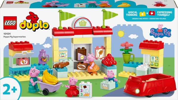 LEGO DUPLO Peppa Pig - Pipsa Pigs stormarknad i gruppen LEKSAKER, BARN- & BABYPRODUKTER / Leksaker / Byggleksaker / Lego hos TP E-commerce Nordic AB (C61592)