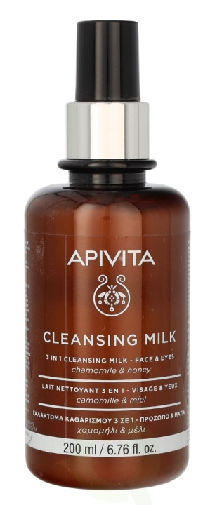 Apivita Cleansing Milk 3-In-1 200 ml i gruppen SKÖNHET & HÄLSA / Hudvård / Ansiktsvård / Rengöring hos TP E-commerce Nordic AB (C62422)