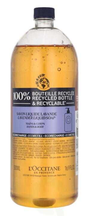 L\'Occitane Lavender Liquid Hand & Body Soap - Refill 500 ml i gruppen SKÖNHET & HÄLSA / Hudvård / Kroppsvård / Handtvål hos TP E-commerce Nordic AB (C63944)
