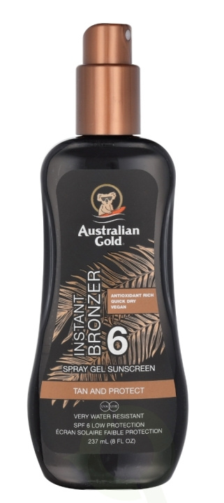 Australian Gold Spray Gel Instant Bronzer SPF6 237 ml i gruppen SKÖNHET & HÄLSA / Hudvård / Solskydd & Tanning / Solskydd hos TP E-commerce Nordic AB (C64348)