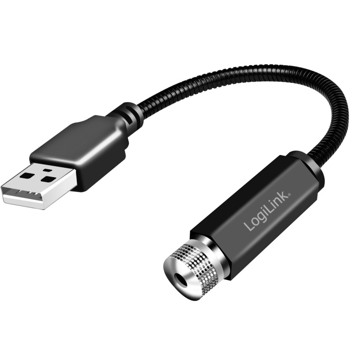 LogiLink LED Starlight 6st ljusmönster USB-A i gruppen BIL / Biltillbehör / 12 volts-tillbehör hos TP E-commerce Nordic AB (C64540)