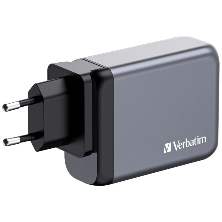 Verbatim GNC-100 GaN Charger 100W with 1 x USB-C® PD 100W i gruppen DATORER & KRINGUTRUSTNING / Bärbara datorer & tillbehör / Datorladdare / Laddare till laptop / Universal hos TP E-commerce Nordic AB (C65084)