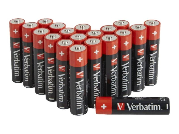 Verbatim Alkaline batteri AA 4 20-pack i gruppen HEMELEKTRONIK / Batterier & Laddare / Batterier / AA hos TP E-commerce Nordic AB (C65256)