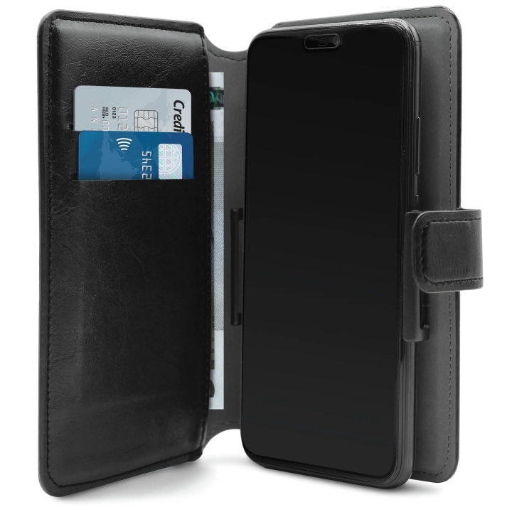 Puro Uni XL Ecoleather Fodral Justerbar SlideHolder Blk i gruppen SMARTPHONE & SURFPLATTOR / Mobilskydd / Universalskydd / Fodral hos TP E-commerce Nordic AB (C65276)