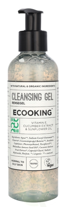 Ecooking Cleansing Gel 200 ml i gruppen SKÖNHET & HÄLSA / Hudvård / Ansiktsvård / Rengöring hos TP E-commerce Nordic AB (C65483)