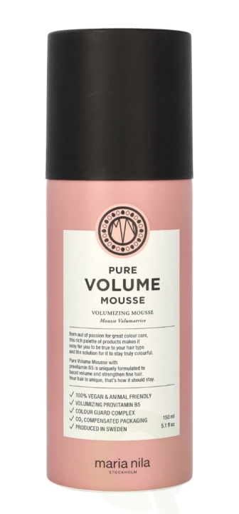 Maria Nila Pure Volume Mousse 150 ml i gruppen SKÖNHET & HÄLSA / Hår & Styling / Hårstylingprodukter / Hårmousse hos TP E-commerce Nordic AB (C65527)