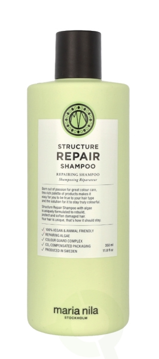 Maria Nila Structure Repair Shampoo 350 ml Sulphate & Paraben Free i gruppen SKÖNHET & HÄLSA / Hår & Styling / Hårvårdsprodukter / Schampo hos TP E-commerce Nordic AB (C65531)