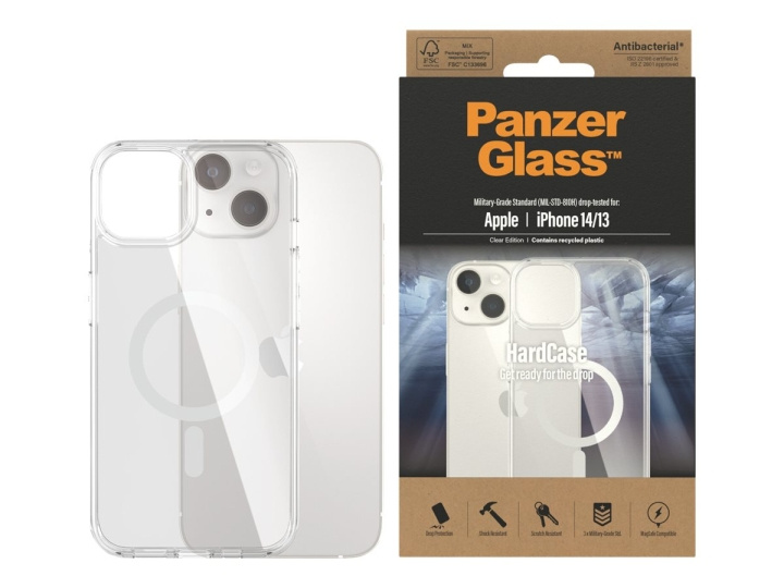 PanzerGlass HardCase Skyddsfodral Transparent Apple iPhone 14 i gruppen SMARTPHONE & SURFPLATTOR / Mobilskydd / Apple / iPhone 14 hos TP E-commerce Nordic AB (C65896)