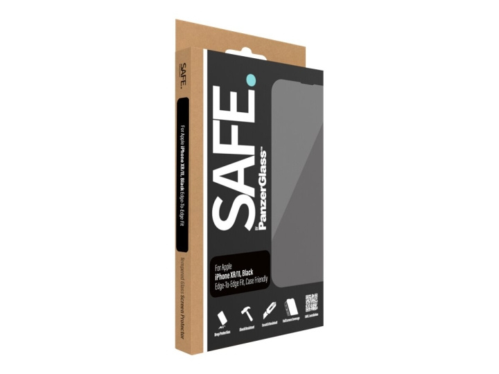 PanzerGlass SAFE. by PanzerGlass Skärmskydd Svart Transparent Apple iPhone 11, XR i gruppen SMARTPHONE & SURFPLATTOR / Mobilskydd / Apple / iPhone 11 hos TP E-commerce Nordic AB (C65917)