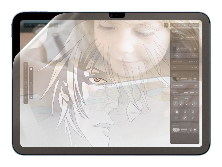 PanzerGlass skärmskydd för grafiskt papper Apple 10,9-tums iPad (10:e generationen) i gruppen SMARTPHONE & SURFPLATTOR / Surfplattor skydd / Apple iPad hos TP E-commerce Nordic AB (C65927)