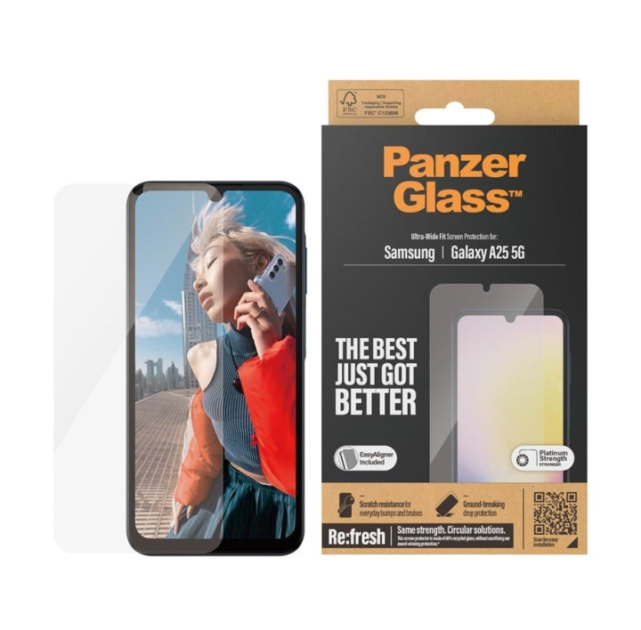 PanzerGlass Screen Protector Samsung Galaxy A25 5G i gruppen SMARTPHONE & SURFPLATTOR / Mobilskydd / Samsung hos TP E-commerce Nordic AB (C65928)