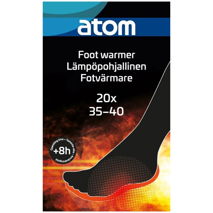 Atom Termisk innersula strl 35-40 20 st i gruppen SPORT, FRITID & HOBBY / Friluftsliv / Friluftsprylar hos TP E-commerce Nordic AB (C66006)