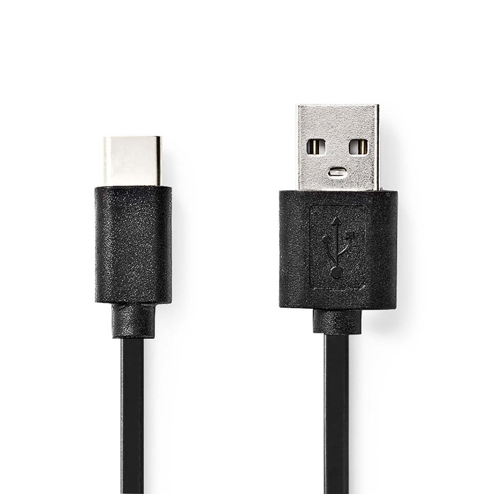 Nedis USB-kabel | USB 2.0 | USB-A Hane | USB-C™ Hane | 15 W | 480 Mbps | Nickelplaterad | 1.00 m | Rund | PVC | Svart | Låda i gruppen DATORER & KRINGUTRUSTNING / Datorkablar / USB-kablar / USB-C hos TP E-commerce Nordic AB (C66086)