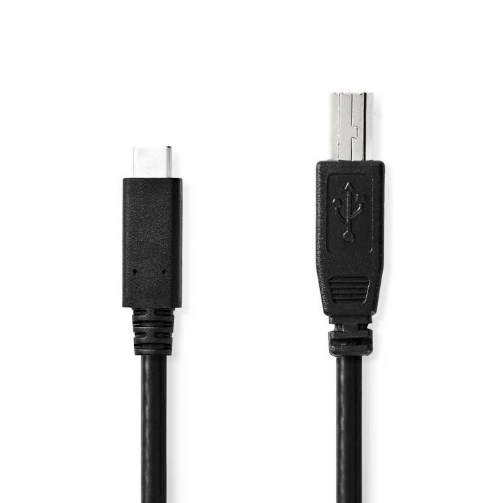 Nedis USB-kabel | USB 2.0 | USB-C™ Hane | USB-B Hane | 480 Mbps | Nickelplaterad | 2.00 m | Rund | PVC | Svart | Låda i gruppen DATORER & KRINGUTRUSTNING / Datorkablar / USB-kablar / USB-C hos TP E-commerce Nordic AB (C66092)