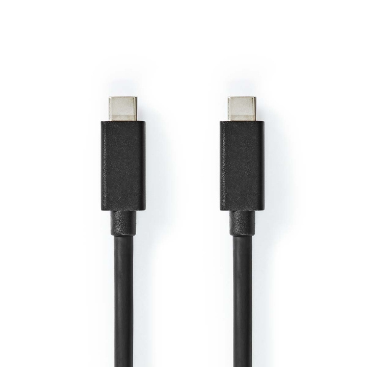 Nedis USB-kabel | USB 3.2 Gen 2 | USB-C™ Hane | USB-C™ Hane | 100 W | 4K@60Hz | 20 Gbps | Nickelplaterad | 1.00 m | Rund | PVC | Svart | Låda i gruppen DATORER & KRINGUTRUSTNING / Datorkablar / USB-kablar / USB-C hos TP E-commerce Nordic AB (C66103)