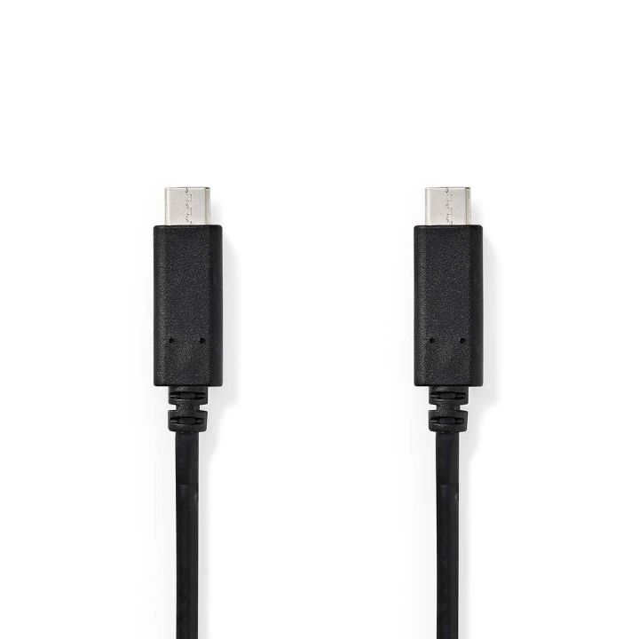 Nedis USB-kabel | USB 3.2 Gen 1 | USB-C™ Hane | USB-C™ Hane | 60 W | 4K@60Hz | 5 Gbps | Nickelplaterad | 1.00 m | Rund | PVC | Svart | Låda i gruppen DATORER & KRINGUTRUSTNING / Datorkablar / USB-kablar / USB-C hos TP E-commerce Nordic AB (C66105)
