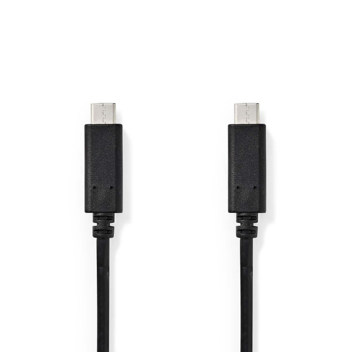 Nedis USB-kabel | USB 3.2 Gen 1 | USB-C™ Hane | USB-C™ Hane | 60 W | 4K@60Hz | 5 Gbps | Nickelplaterad | 2.00 m | Rund | PVC | Svart | Låda i gruppen DATORER & KRINGUTRUSTNING / Datorkablar / USB-kablar / USB-C hos TP E-commerce Nordic AB (C66106)