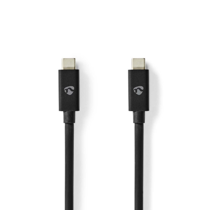 Nedis USB-kabel | USB 4.0 Gen 2x2 | USB-C™ Hane | USB-C™ Hane | 240 W | 8K@60Hz | 20 Gbps | Nickelplaterad | 2.00 m | Rund | PVC | Svart | Låda i gruppen DATORER & KRINGUTRUSTNING / Datorkablar / USB-kablar / USB-C hos TP E-commerce Nordic AB (C66112)