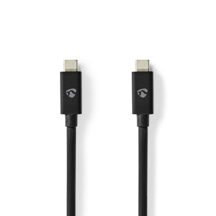 Nedis USB-kabel | USB 4.0 Gen 3x2 | USB-C™ Hane | USB-C™ Hane | 240 W | 8K@60Hz | 40 Gbps | Nickelplaterad | 1.00 m | Rund | PVC | Svart | Låda i gruppen DATORER & KRINGUTRUSTNING / Datorkablar / USB-kablar / USB-C hos TP E-commerce Nordic AB (C66113)
