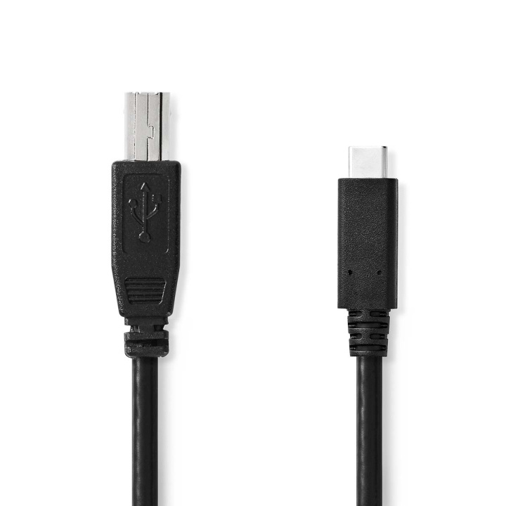 Nedis USB-kabel | USB 2.0 | USB-C™ Hane | USB-B Hane | 480 Mbps | Nickelplaterad | 1.00 m | Rund | PVC | Svart | Label i gruppen DATORER & KRINGUTRUSTNING / Datorkablar / USB-kablar / USB-C hos TP E-commerce Nordic AB (C66136)