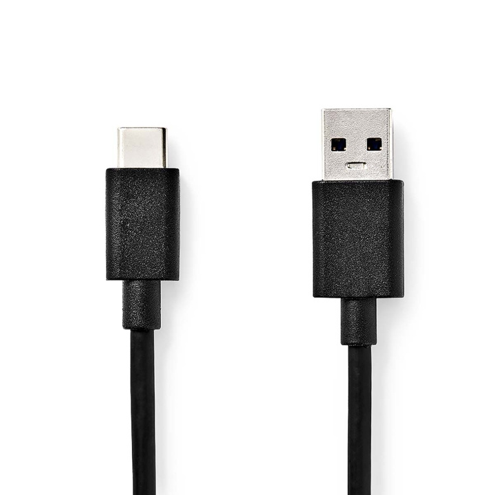 Nedis USB-kabel | USB 3.2 Gen 1 | USB-A Hane | USB-C™ Hane | 15 W | 5 Gbps | Nickelplaterad | 1.00 m | Rund | PVC | Svart | Label i gruppen DATORER & KRINGUTRUSTNING / Datorkablar / USB-kablar / USB-C hos TP E-commerce Nordic AB (C66145)