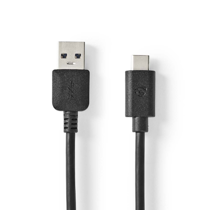 Nedis USB-kabel | USB 3.2 Gen 1 | USB-A Hane | USB-C™ Hane | 60 W | 5 Gbps | Nickelplaterad | 2.00 m | Rund | PVC | Svart | Låda i gruppen DATORER & KRINGUTRUSTNING / Datorkablar / USB-kablar / USB-C hos TP E-commerce Nordic AB (C66166)