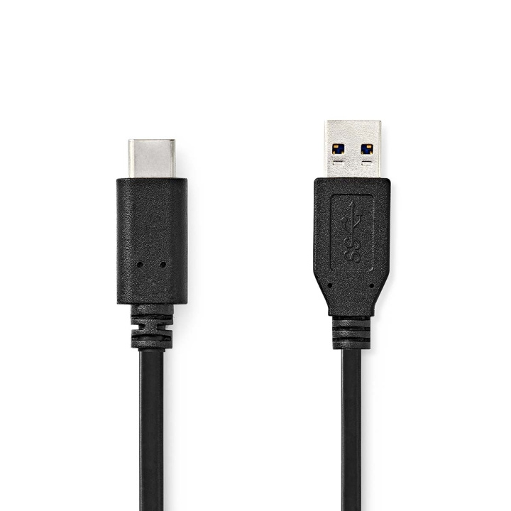 Nedis USB-kabel | USB 3.2 Gen 2 | USB-A Hane | USB-C™ Hane | 60 W | 10 Gbps | Nickelplaterad | 1.00 m | Rund | PVC | Svart | Label i gruppen DATORER & KRINGUTRUSTNING / Datorkablar / USB-kablar / USB-C hos TP E-commerce Nordic AB (C66190)