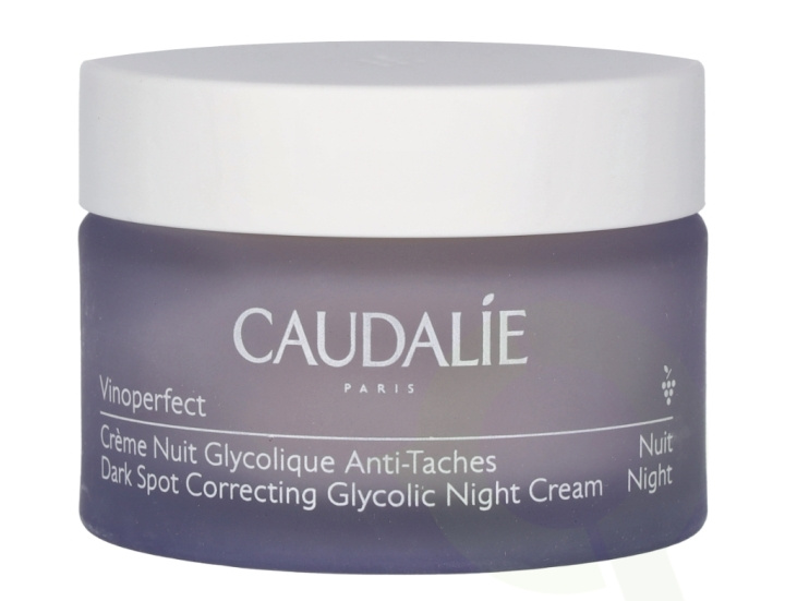 Caudalie Vinoperfect Dark Spot Corr. Glycolic Night Cream 50 ml i gruppen SKÖNHET & HÄLSA / Hudvård / Ansiktsvård / Ansiktskräm hos TP E-commerce Nordic AB (C66214)