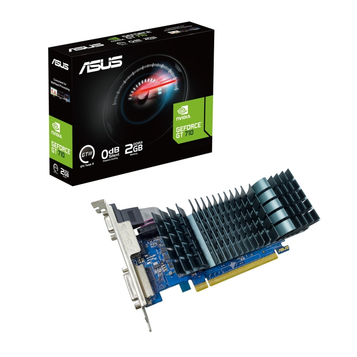 ASUS GeForce GT 710 EVO - 2GB i gruppen DATORER & KRINGUTRUSTNING / Datorkomponenter / Grafikkort hos TP E-commerce Nordic AB (C66322)