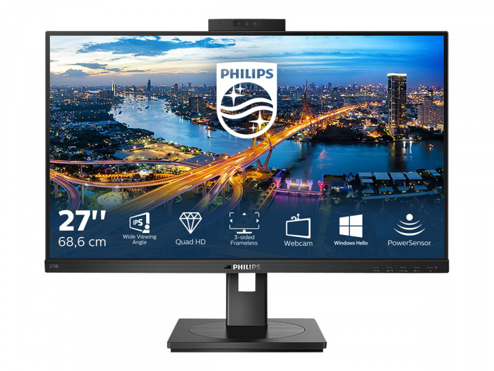 Philips B Line 275B1H 27 2560 x 1440 (2K) DVI HDMI DisplayPort 75Hz Pivot Skärm i gruppen DATORER & KRINGUTRUSTNING / Datorskärmar & Tillbehör / Datorskärmar hos TP E-commerce Nordic AB (C66391)