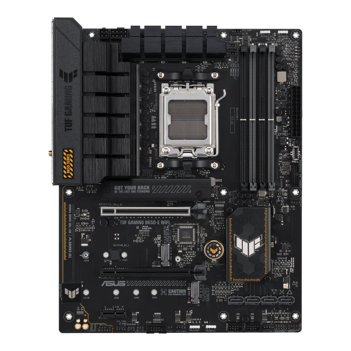 ASUS TUF GAMING B650-E WIFI ATX Socket AM5 AMD B650 i gruppen DATORER & KRINGUTRUSTNING / Datorkomponenter / Moderkort hos TP E-commerce Nordic AB (C66470)