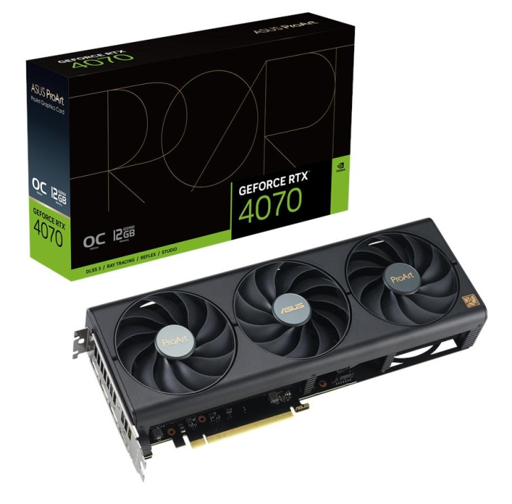 ASUS ProArt GeForce RTX 4070 Ti 12GB 12GB OC Edition i gruppen DATORER & KRINGUTRUSTNING / Datorkomponenter / Grafikkort hos TP E-commerce Nordic AB (C66476)