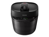 Philips HD2151 All-in-One multifunktionell spis 1kW Svart i gruppen HEM, HUSHÅLL & TRÄDGÅRD / Hushållsmaskiner / Matberedare & Köksassistenter / Matberedare hos TP E-commerce Nordic AB (C66510)