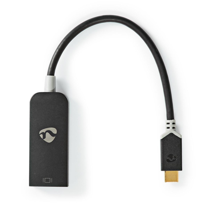 Nedis USB-C™ Adapter | USB 3.2 Gen 1 | USB-C™ Hane | DisplayPort Hona | 8K@30Hz | 0.20 m | Rund | Guldplaterad | PVC | Antracit | Kartong med fönster i gruppen SMARTPHONE & SURFPLATTOR / Laddare & Kablar / Adaptrar hos TP E-commerce Nordic AB (C66636)