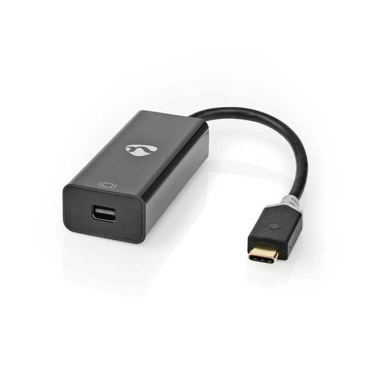 Nedis USB-C™ Adapter | USB 3.2 Gen 1 | USB-C™ Hane | Mini DisplayPort Hona | 0.20 m | Rund | Guldplaterad | PVC | Antracit | Kartong med fönster i gruppen SMARTPHONE & SURFPLATTOR / Laddare & Kablar / Adaptrar hos TP E-commerce Nordic AB (C66637)