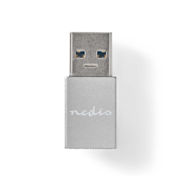 Nedis USB-A Adapter | USB 3.2 Gen 1 | USB-A Hane | USB-C™ Hona | 5 Gbps | Rund | Nickelplaterad | Svart | Låda i gruppen HEMELEKTRONIK / Lagringsmedia / USB-minnen / USB 3.2 hos TP E-commerce Nordic AB (C66649)