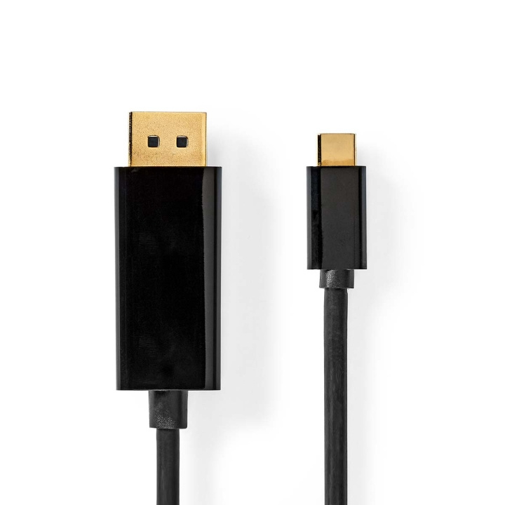 Nedis USB-C™ Adapter | USB 3.2 Gen 1 | USB-C™ Hane | DisplayPort Hane | 4K@60Hz | 2.00 m | Rund | Guldplaterad | PVC | Svart | Label i gruppen SMARTPHONE & SURFPLATTOR / Laddare & Kablar / Adaptrar hos TP E-commerce Nordic AB (C66671)