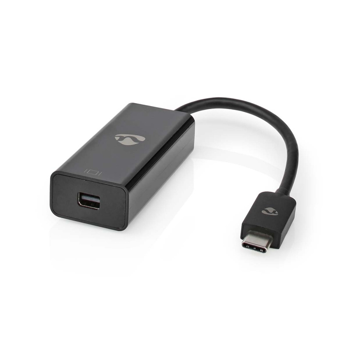 Nedis USB-C™ Adapter | USB 3.2 Gen 1 | USB-C™ Hane | Mini DisplayPort Hona | 8K@60Hz | 0.20 m | Rund | Nickelplaterad | PVC | Svart | Plastpåse i gruppen SMARTPHONE & SURFPLATTOR / Laddare & Kablar / Adaptrar hos TP E-commerce Nordic AB (C66673)