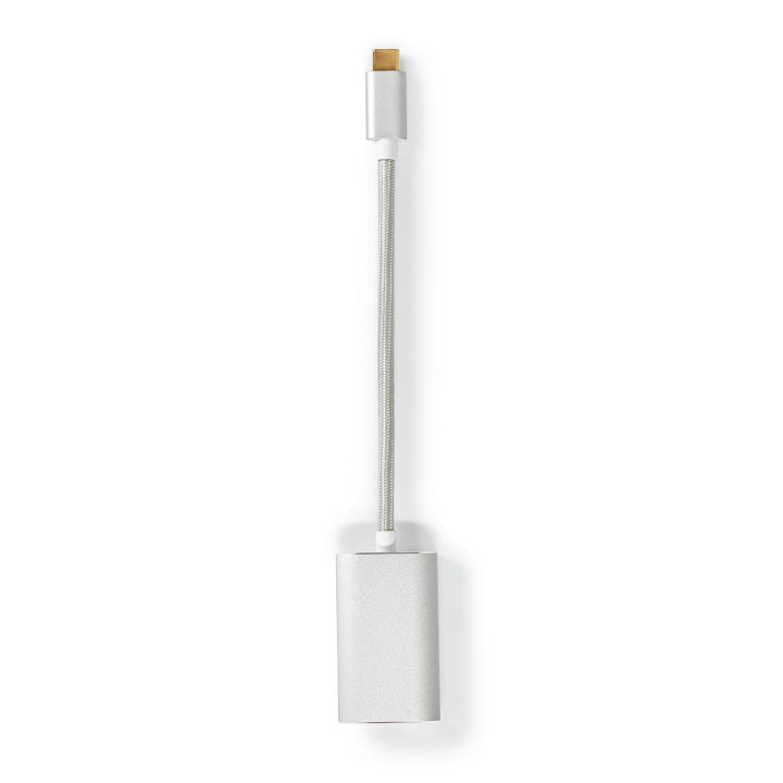 Nedis USB-C™ Adapter | USB 3.2 Gen 1 | USB-C™ Hane | Mini DisplayPort Hona | Power delivery | 0.20 m | Rund | Guldplaterad | Flätad / Nylon | Silver | Kartong med täckt fönster i gruppen SMARTPHONE & SURFPLATTOR / Laddare & Kablar / Adaptrar hos TP E-commerce Nordic AB (C66677)