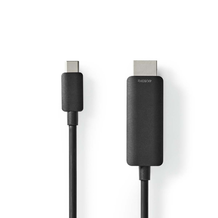 Nedis USB-C™ Adapter | USB 3.2 Gen 1 | USB-C™ Hane | HDMI™ Kontakt | 4K@60Hz | 2.00 m | Rund | Nickelplaterad | PVC | Svart | Label i gruppen DATORER & KRINGUTRUSTNING / Datorkablar / USB-kablar / USB-C hos TP E-commerce Nordic AB (C66684)