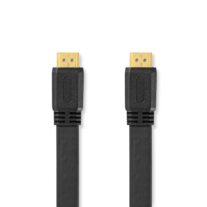 Nedis High Speed ​​HDMI ™ kabel med Ethernet | HDMI™ Kontakt | HDMI™ Kontakt | 4K@30Hz | 10.2 Gbps | 2.00 m | Platt | PVC | Svart | Label i gruppen HEMELEKTRONIK / Kablar & Adaptrar / HDMI / Kablar hos TP E-commerce Nordic AB (C66740)