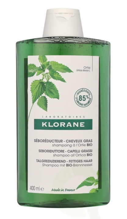 Klorane Oil Control Shampoo With Nettle 400 ml For Oily Hair i gruppen SKÖNHET & HÄLSA / Hår & Styling / Hårvårdsprodukter / Schampo hos TP E-commerce Nordic AB (C66760)